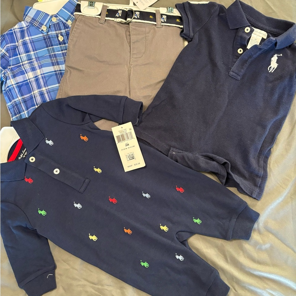 NWT Ralph Lauren baby boy lot 3m